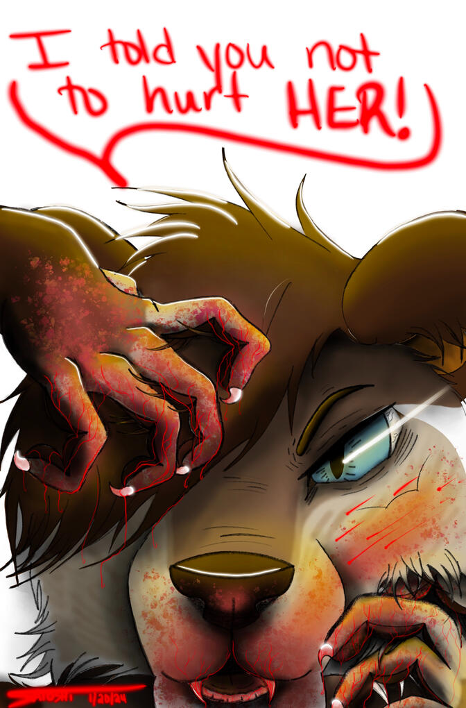 TW Blood =Risingbear (Spicy Rendered Headshot) OC= Gin and Tonic